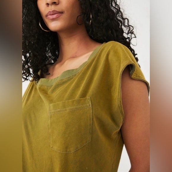 Free People NWT snap crotch, muscle 💪 top - Picture 3 of 7